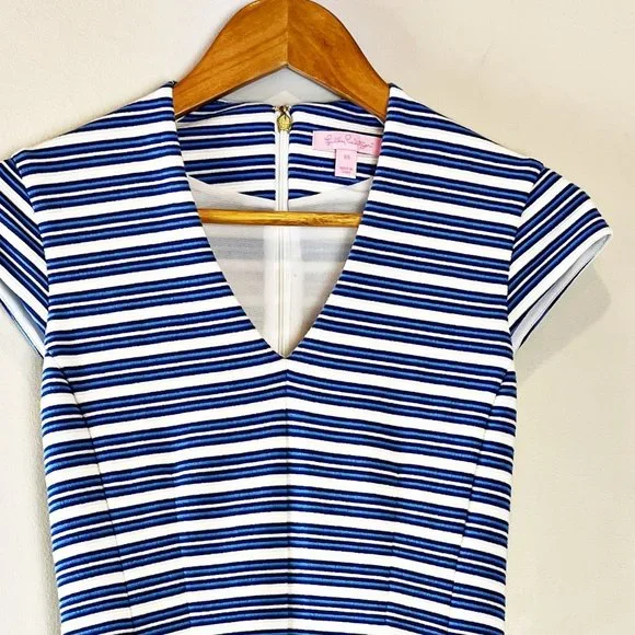 2/$30 Lilly Pulitzer Briana Striped A-line Dress XS - Picture 5 of 6